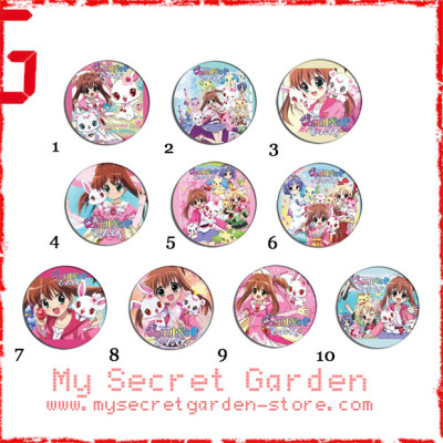 Jewelpet Tinkle ジュエルペット てぃんくる☆ Anime Pinback Button Badge Set ( or Hair Ties / 4.4 cm Badge / Magnet / Keychain Set )